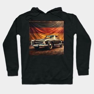 Mercedes Pagode with german flag vintage retro Hoodie